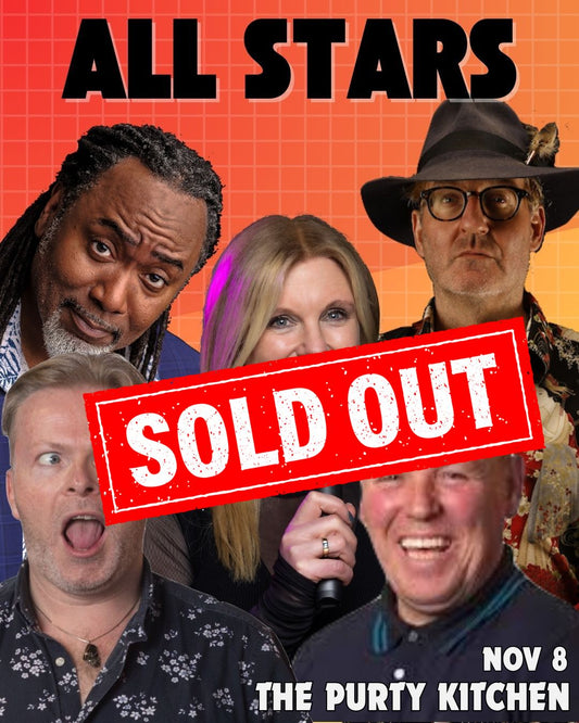 ALL STAR SHOW - Reginald D. Hunter, Sinead Culbert, David McSavage, Willa White - Hosted by Steve Cummins - Purty Kitchen - Nov 8