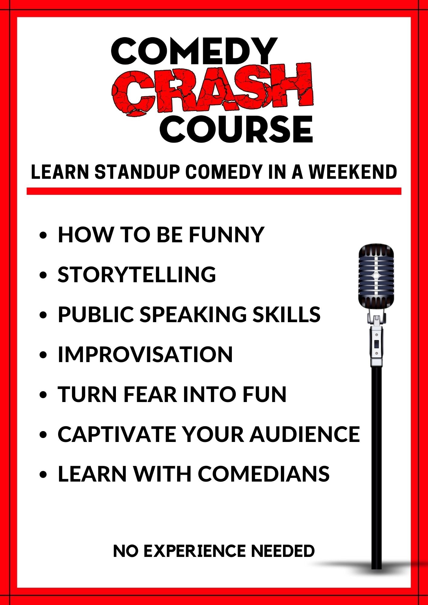 Comedy Crash Course - Nov 1&2