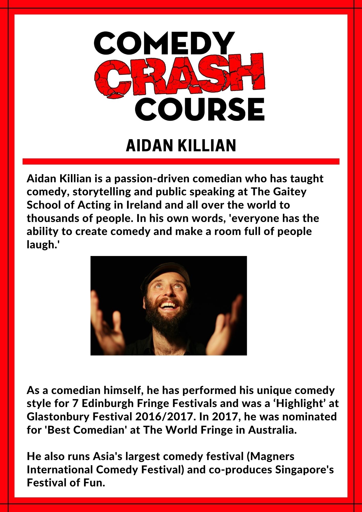 Comedy Crash Course - Nov 1&2