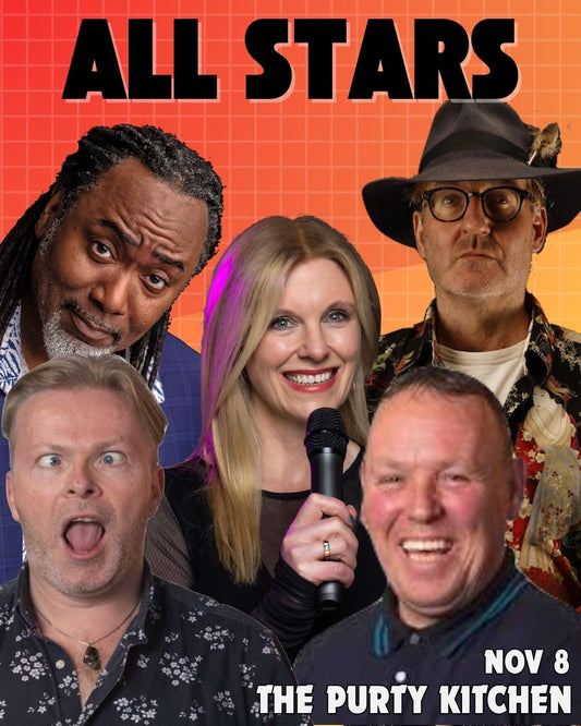 ALL STAR SHOW - Reginald D. Hunter, Sinead Culbert, David McSavage, Willa White - Hosted by Steve Cummins - Purty Kitchen - Nov 8