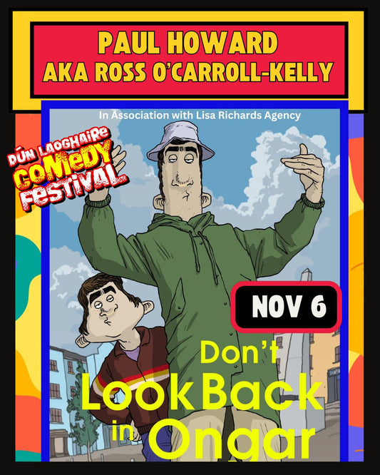 Paul howard (Ross O'Carroll-Kelly) - Royal Marine Hotel - Nov 6