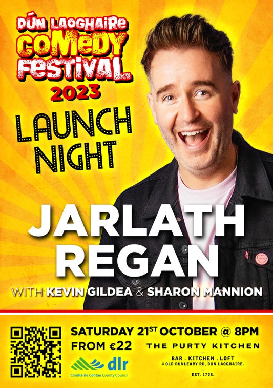 Launch Night with JARLATH REGAN - Purty Kitchen - Oct 21